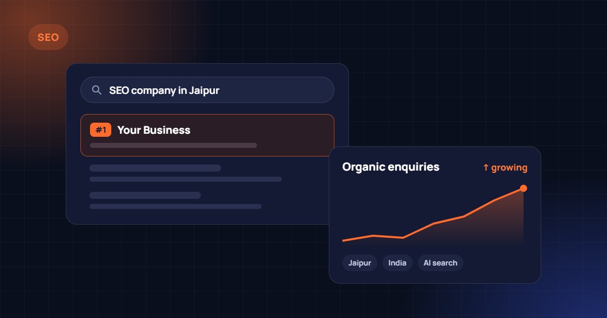 SEO Services in Jaipur & India: How to Choose an SEO Company