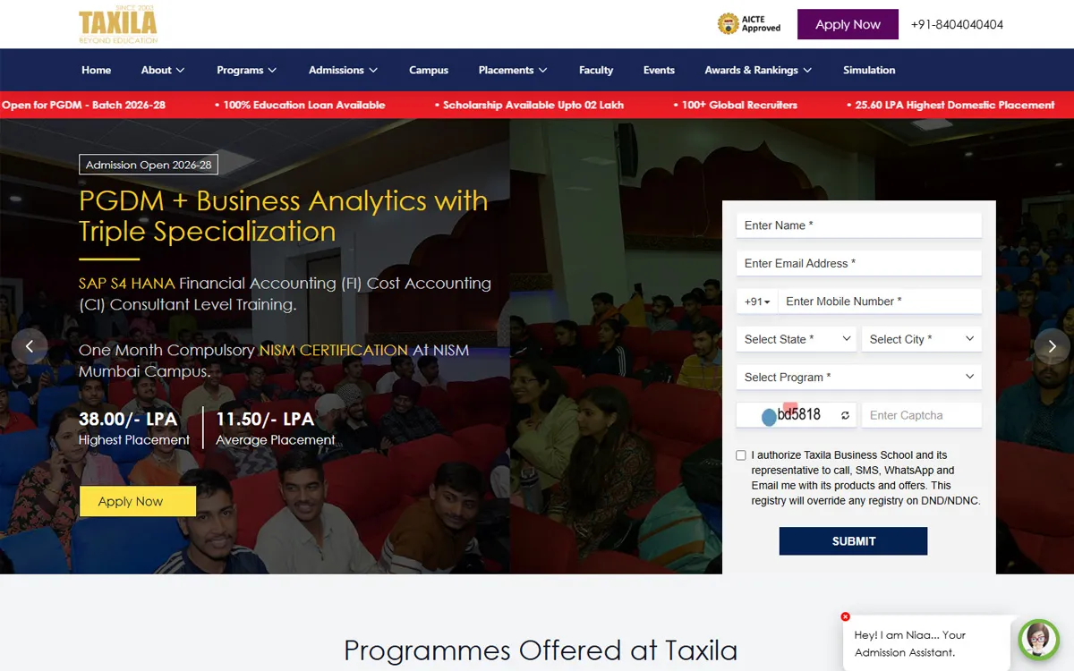Taxila Business College – MBA college